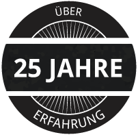 Erfahrung seit über 25 Jahren Erfahrung seit über 25 Jahren